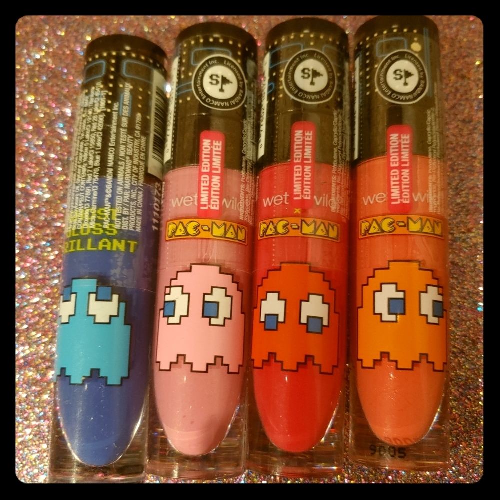 Wet n Wild Limited Edition Pac-Man Lip Glosses